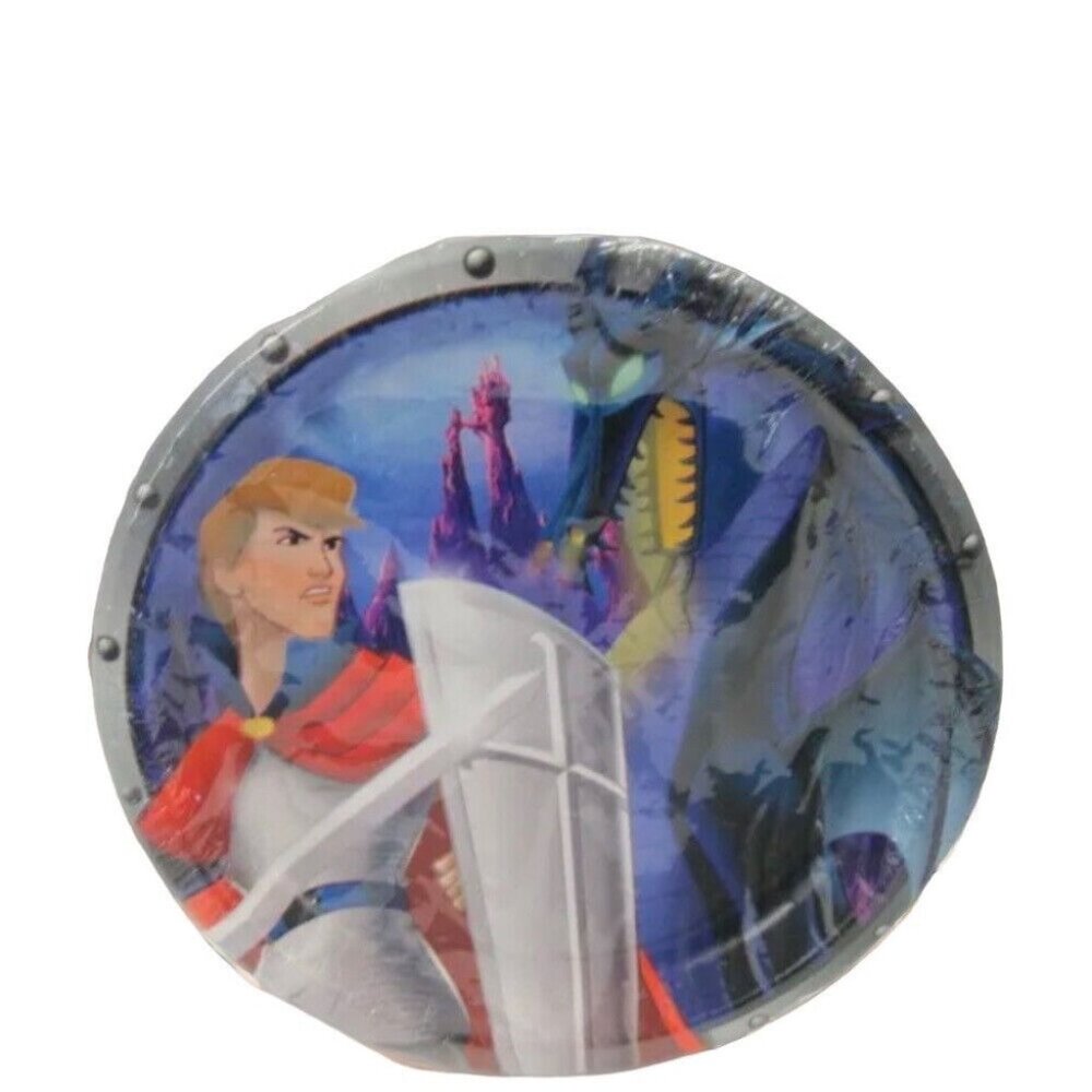 Disney Prince Phillip Sleeping Beauty party plates Hallmark Party Express 8" NEW